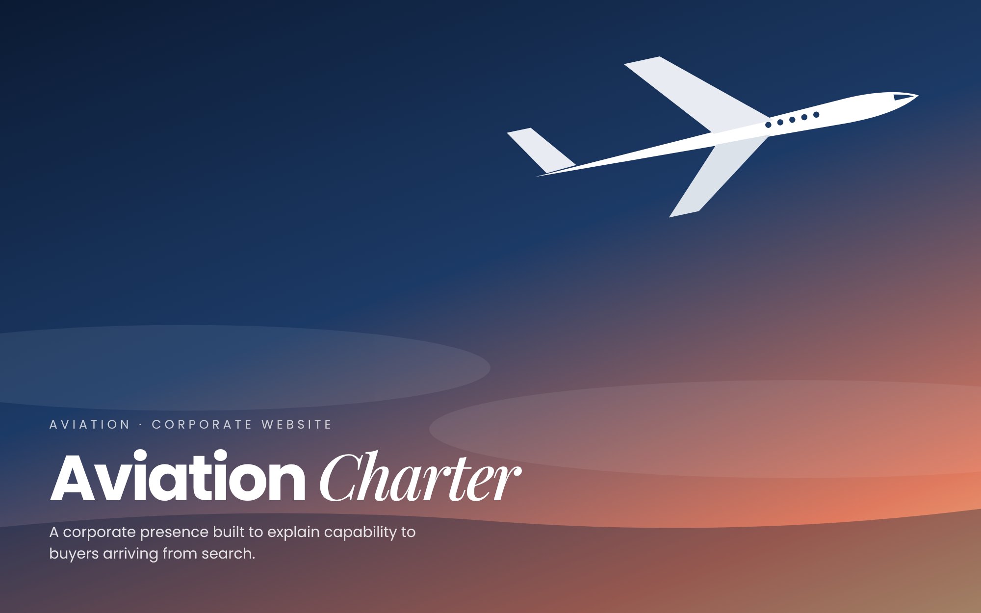 Aviation Charter Website website by ABS
