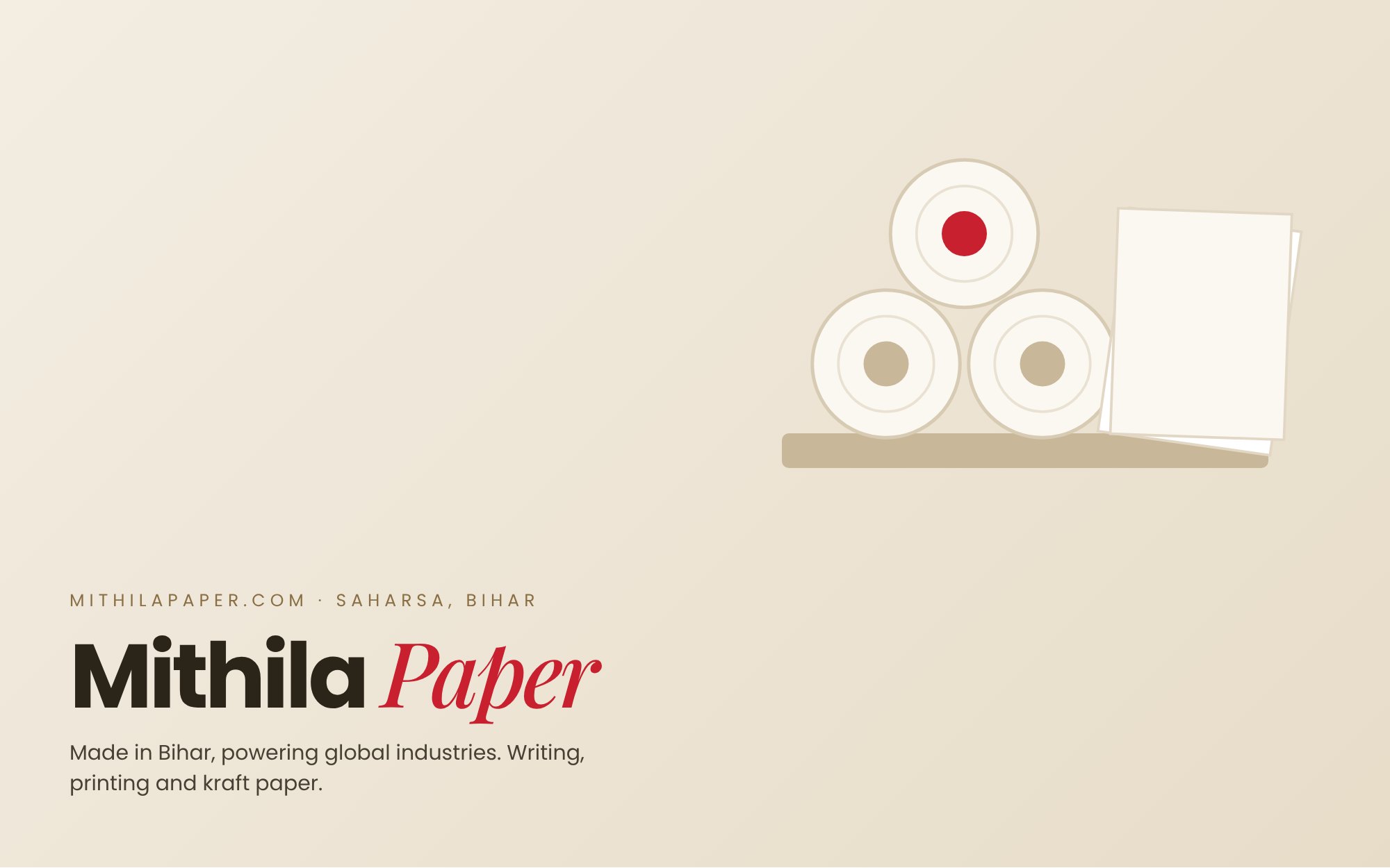 Mithila Paper website by ABS